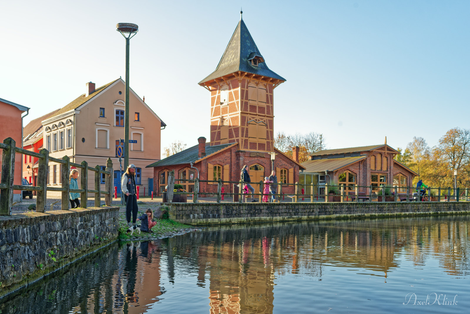 Blick auf die alte Feuerwehr